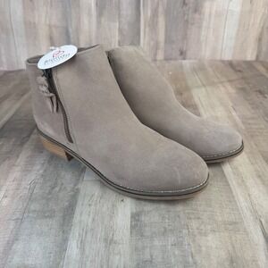 NEW Blondo 8M Kiam Waterproof Suede Double Zip Ankle Boot NO BOX